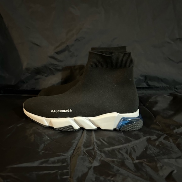 Balenciaga Speed Trainer Dark Navy Luxury Sneakers  Footwear on Carousell